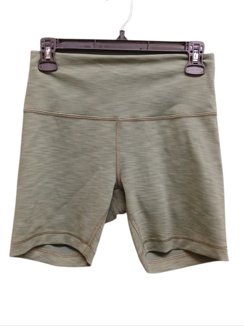 lululemon athletica Wunder Train High-Rise Olive Bike Shorts Size 8